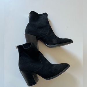 Black suede boots from BROWNS size 7.5